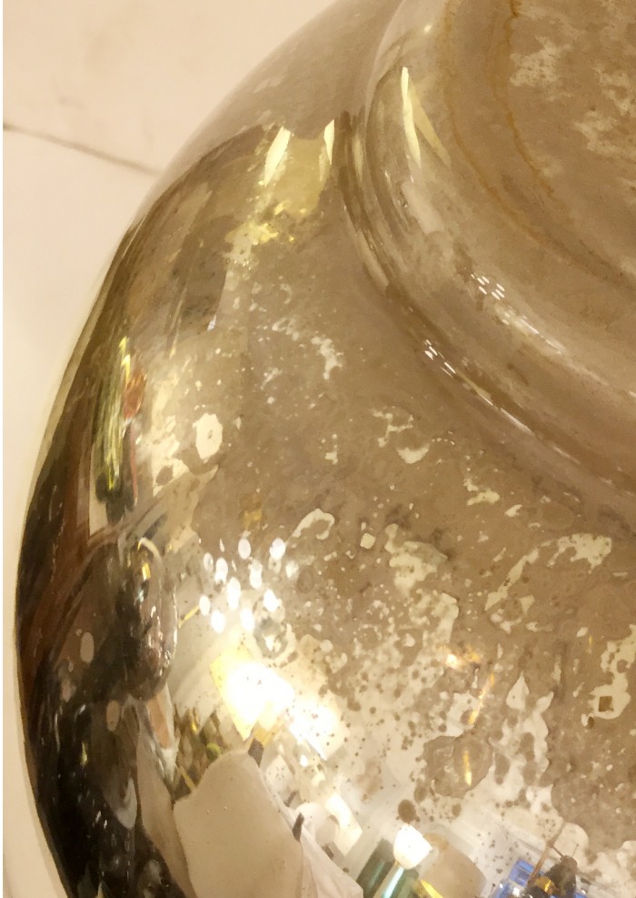Vase en verre eglomisé 3